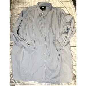 Winston Shirt Men’s 5XLT‎ Tall Blue Long Sleeve Button Down